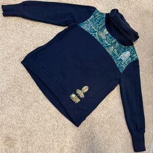 DROID DEPOT SWEATER BLUE GREEN SIZE MEDIUM STAR WARS DISNEY DROIDS